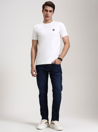 Dark Blue Washed Slim Fit Jeans | JadeBlue