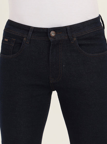 Raw Blue Washed Narrow Fit Jeans | Greenfibre