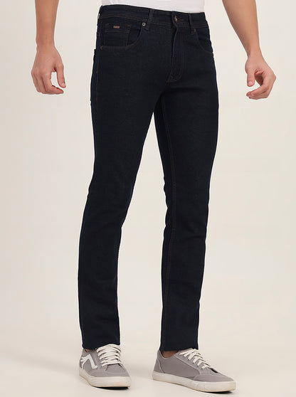 Raw Blue Washed Narrow Fit Jeans | Greenfibre