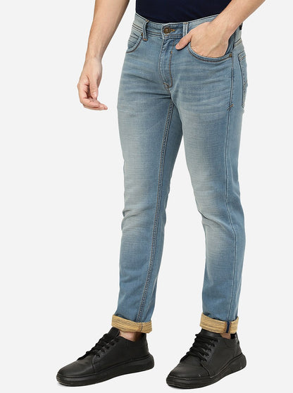River Blue Washed Slim Fit Jeans | JadeBlue