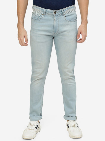 Ice Blue Washed Straight Fit Jeans | JadeBlue