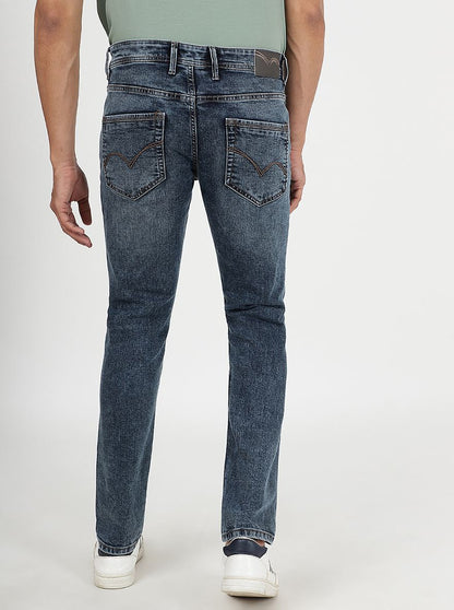 Blue Washed Slim Fit Jeans | JadeBlue