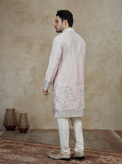 Purple Printed Kurta Pajama | Virasana