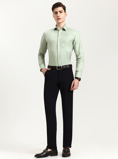 Black Checked Slim Fit Club Wear Trouser | Wyre