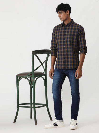 Indigo Blue Washed Urban Fit Jeans | Greenfibre