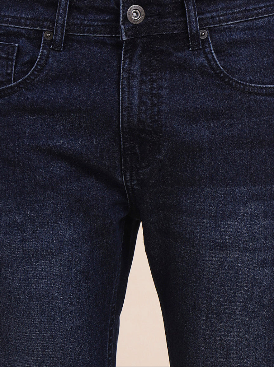 Indigo Blue Washed Urban Fit Jeans | Greenfibre