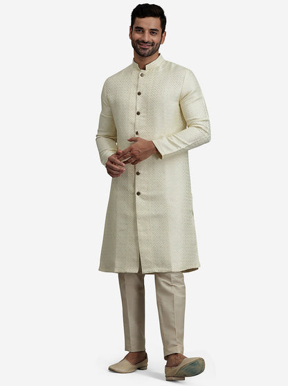 Buttery White Kurta | The Kurta Company