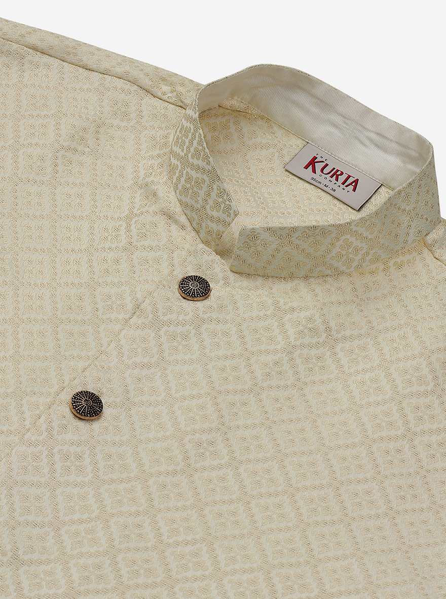 Buttery White Kurta | The Kurta Company
