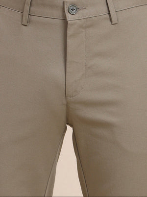 Pista Solid Uno Fit Casual Trouser | JadeBlue