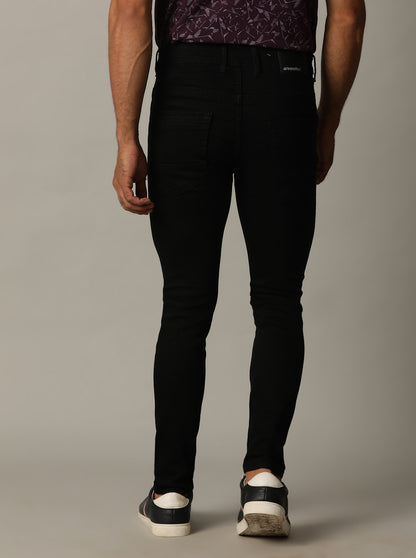 Black Washed Slim Fit Jeans | Greenfibre