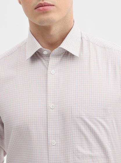 Dark Grey Solid Regular Fit Formal Shirt | JadeBlue