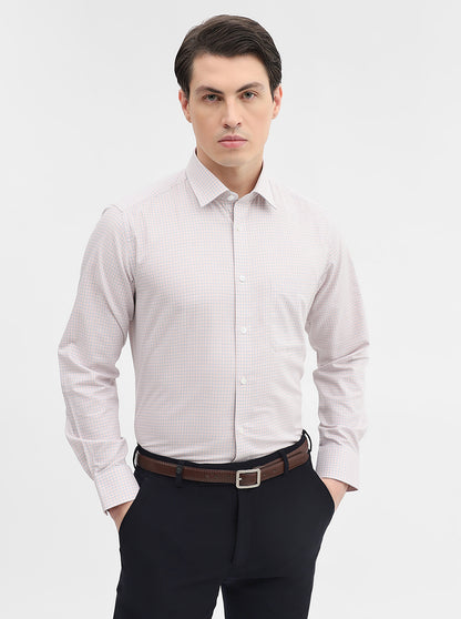 Dark Grey Solid Regular Fit Formal Shirt | JadeBlue