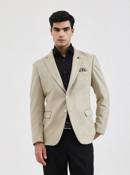 Pista Solid Regular Fit Blazer | Wyre