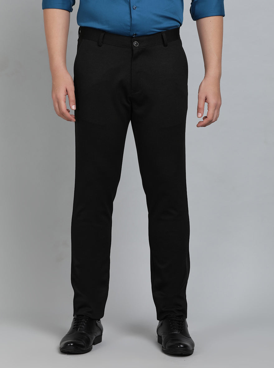 Brown Striped Slim Fit Club Wear Trouser | JB Studio