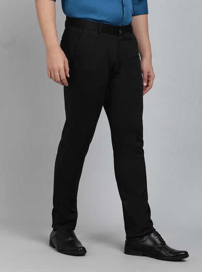 Brown Striped Slim Fit Club Wear Trouser | JB Studio