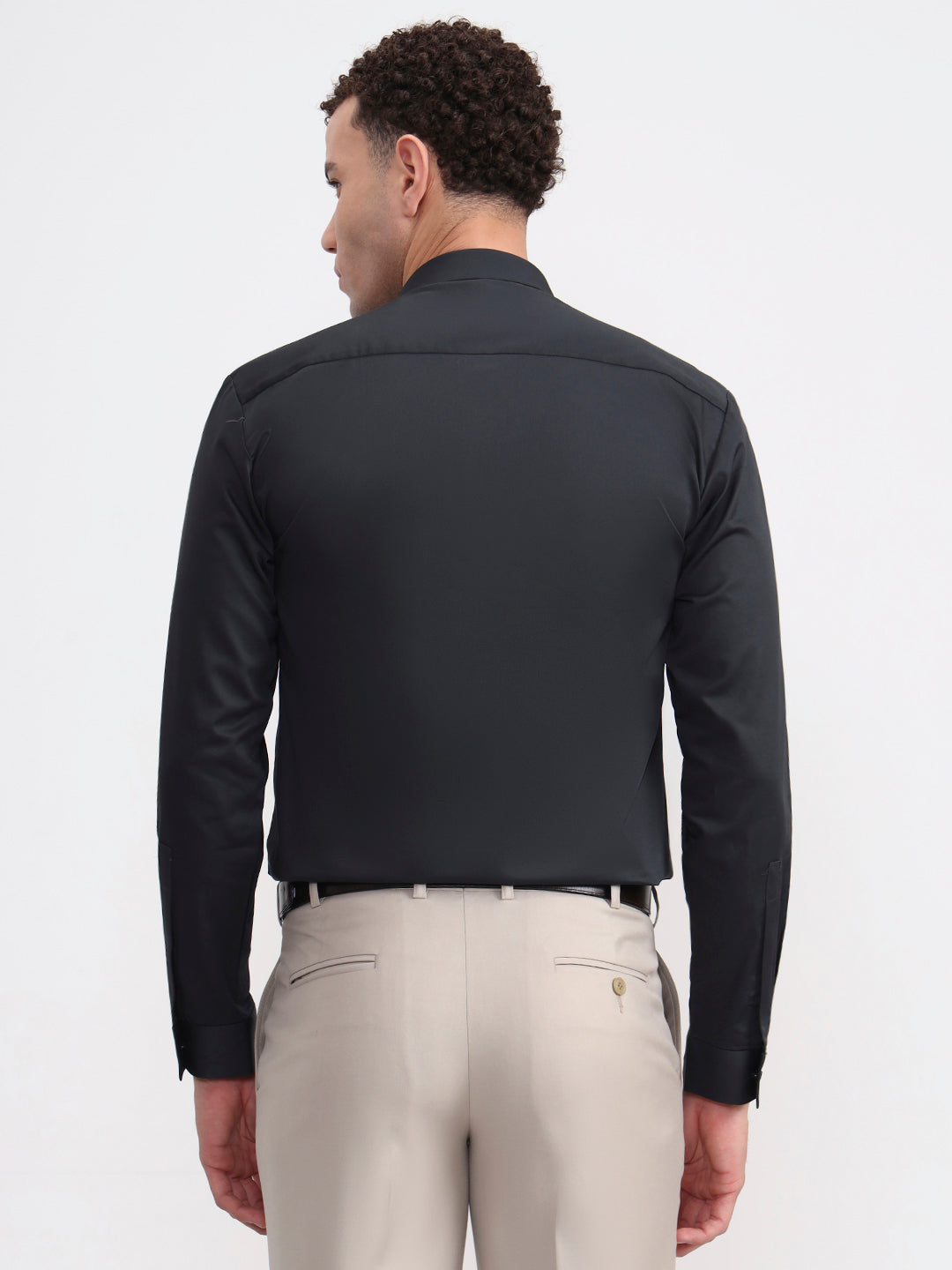Green Solid Slim Fit Party Wear Shirt | Wyre