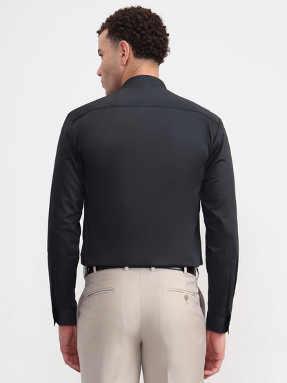 Green Solid Slim Fit Party Wear Shirt | Wyre