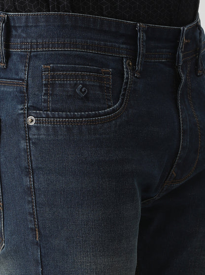 Indigo Blue Washed Urban Fit Jeans | Greenfibre