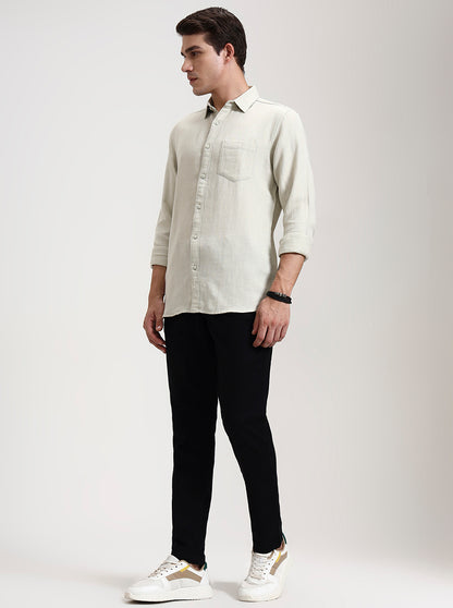 Black Solid Regular Fit Track Pant | JadeBlue