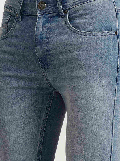 Light Blue Washed Urban Fit Jeans | Greenfibre