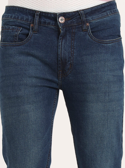 Dark Indigo Washed Narrow Fit Jeans | Greenfibre