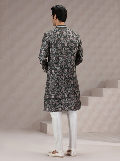 Mehendi Printed Kurta Pajama | TULA