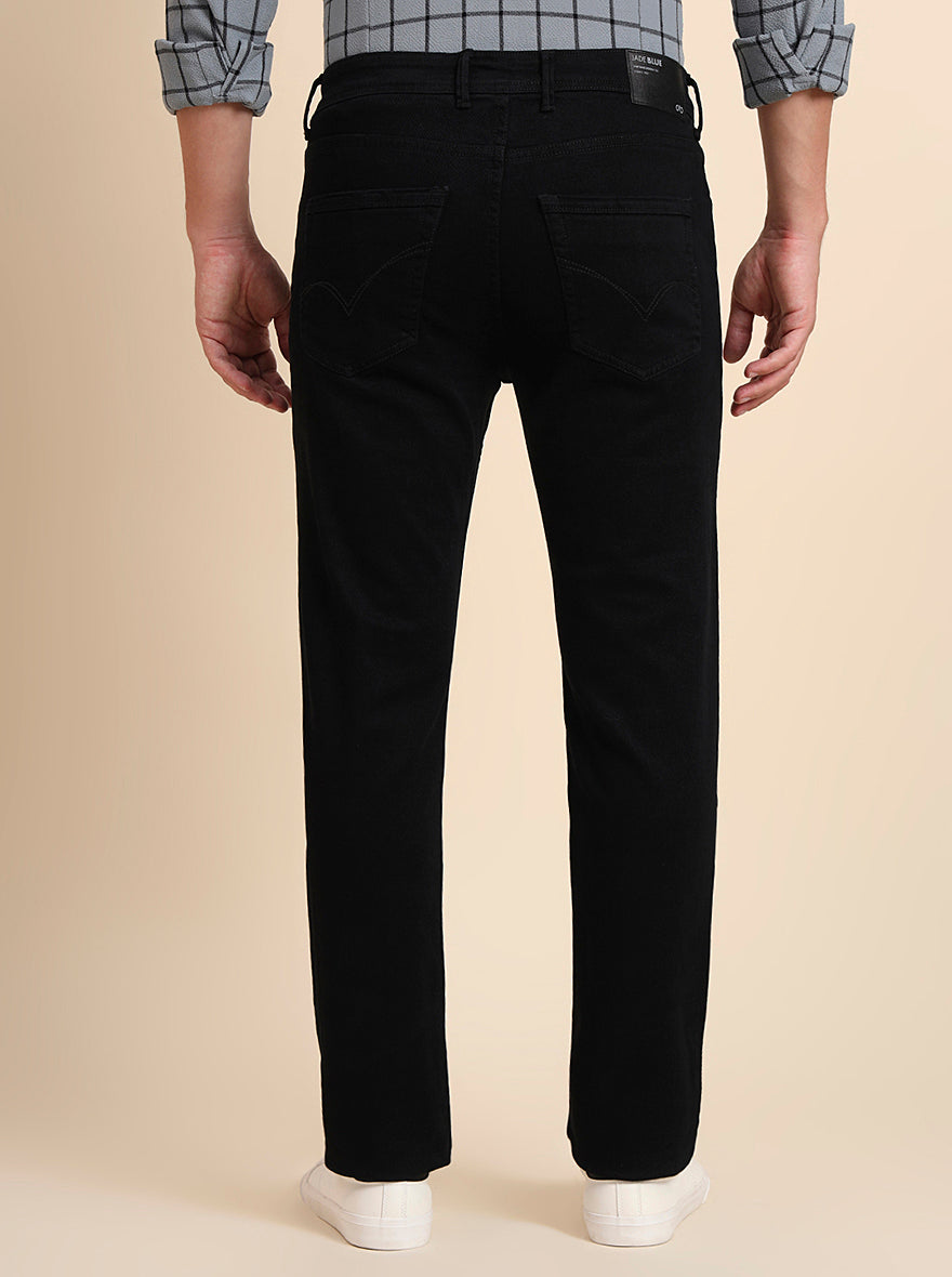Black Washed Straight Fit Jeans | JadeBlue