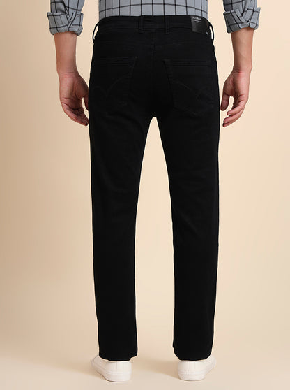 Black Washed Straight Fit Jeans | JadeBlue