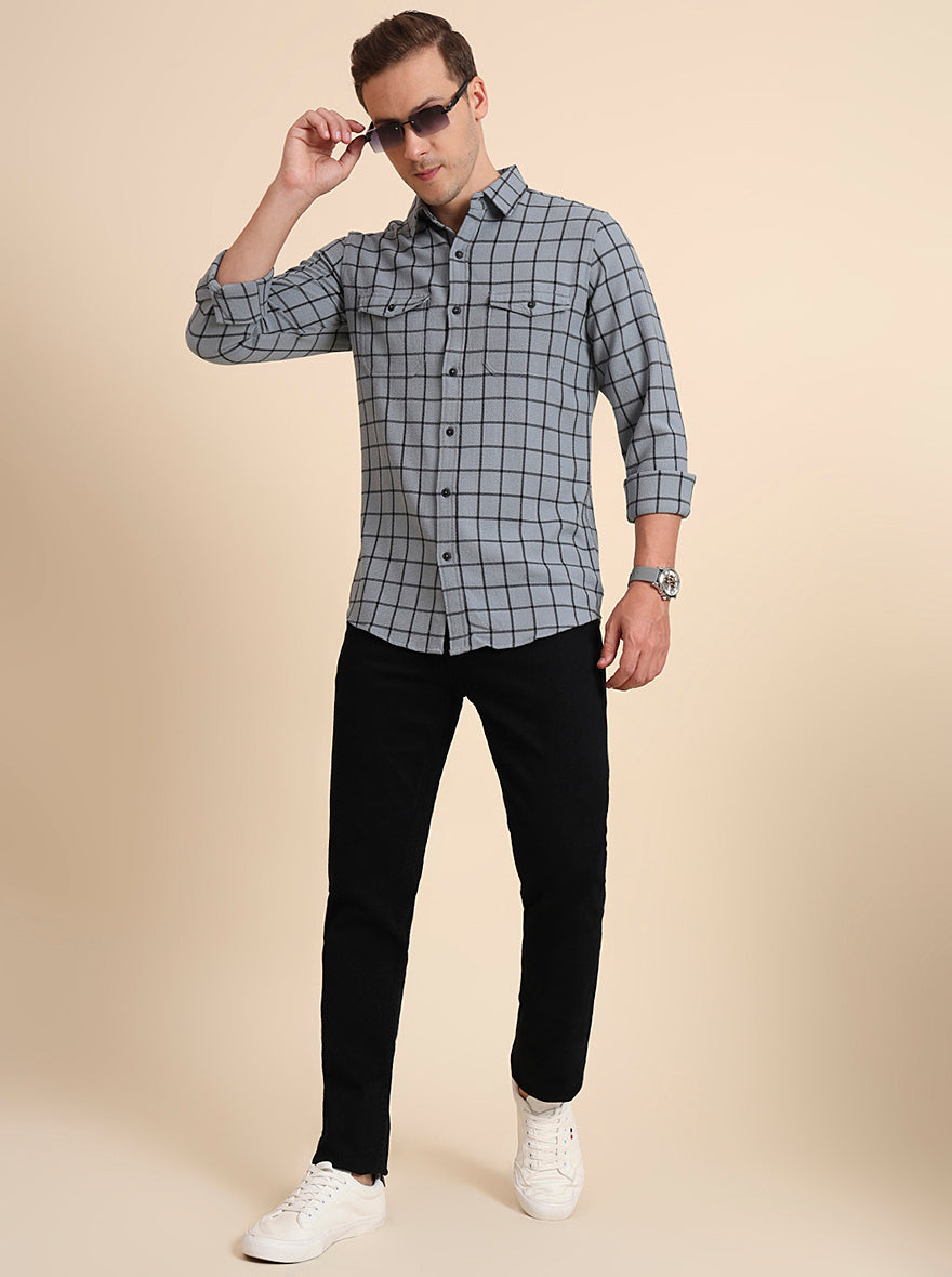 Black Washed Straight Fit Jeans | JadeBlue