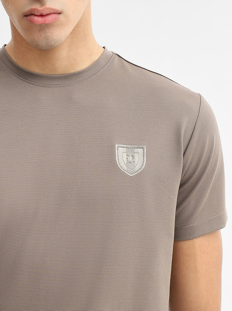 Mouse Solid Slim Fit T-Shirt | JadeBlue