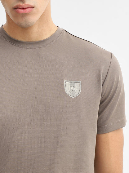 Mouse Solid Slim Fit T-Shirt | JadeBlue