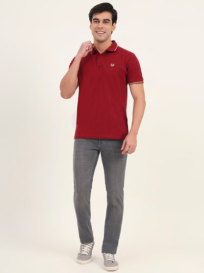 Mid Grey Washed Narrow Fit Jeans | Greenfibre
