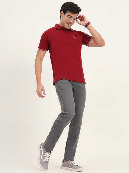Mid Grey Washed Narrow Fit Jeans | Greenfibre