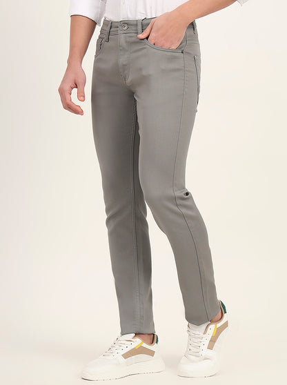 Grey Washed Narrow Fit Jeans | Greenfibre