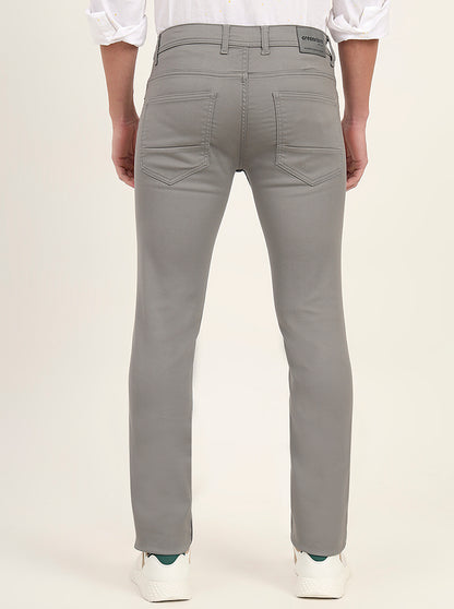 Grey Washed Narrow Fit Jeans | Greenfibre
