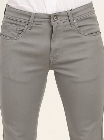 Grey Washed Narrow Fit Jeans | Greenfibre