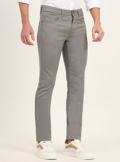Grey Washed Narrow Fit Jeans | Greenfibre