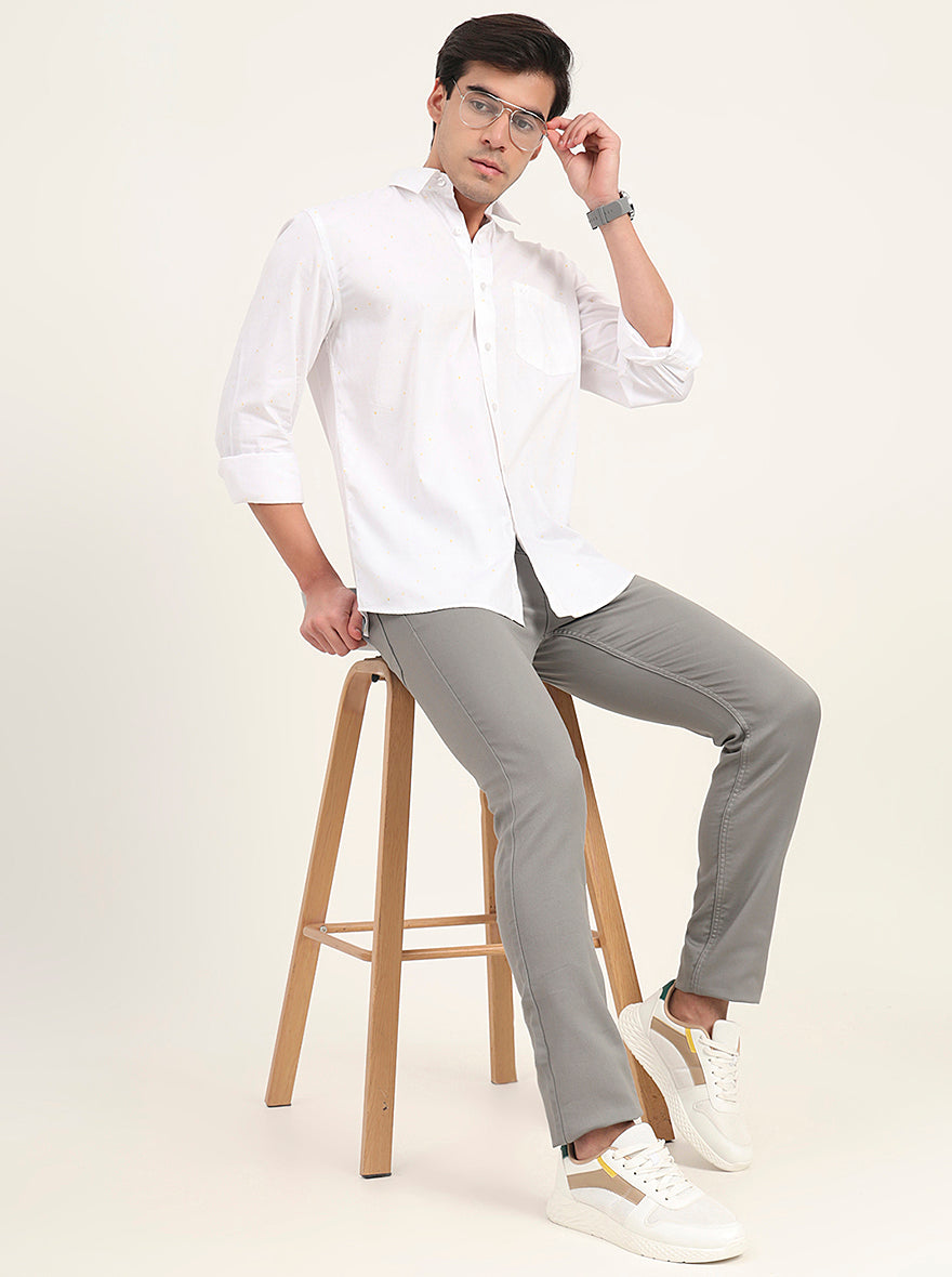 Grey Washed Narrow Fit Jeans | Greenfibre