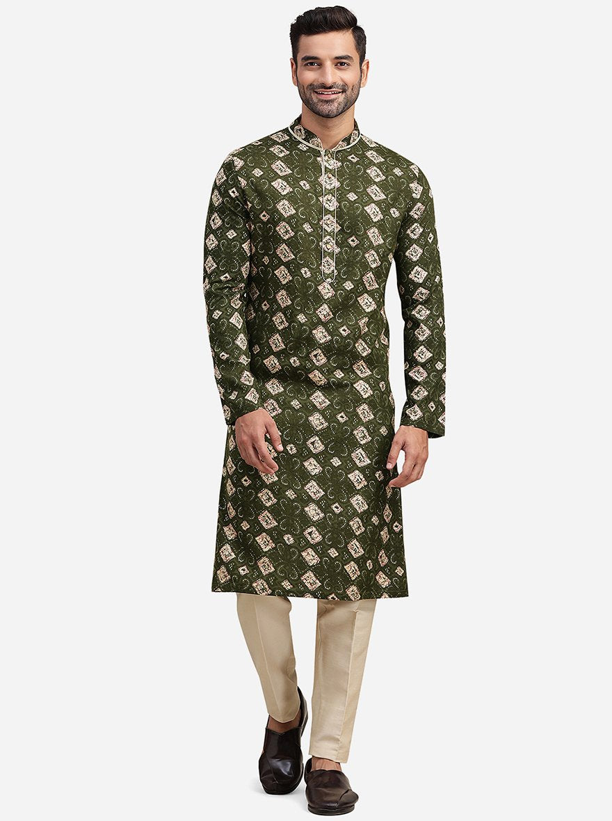 Forest Green Kurta | The Kurta Company
