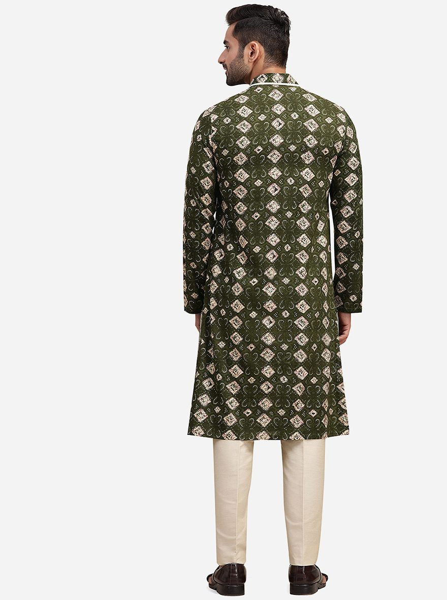 Forest Green Kurta | The Kurta Company