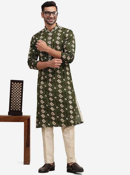 Forest Green Kurta | The Kurta Company