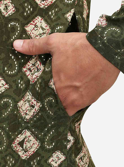 Forest Green Kurta | The Kurta Company