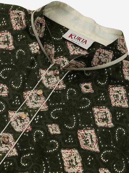 Forest Green Kurta | The Kurta Company