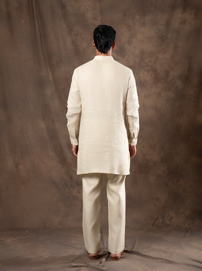 Pista Embroidered  Kurta Pajama | Virasana