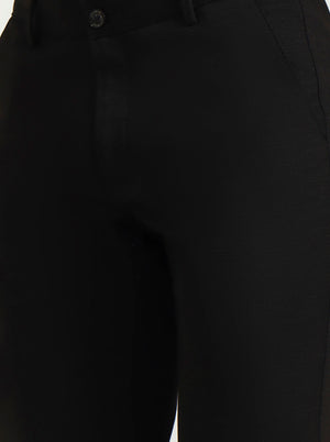 Brown Solid Slim Fit Club Wear Trouser | Wyre