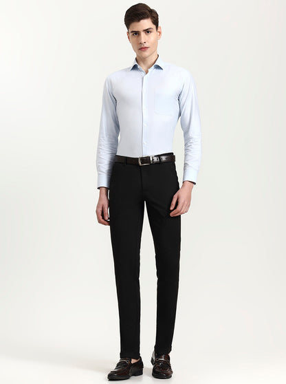Brown Solid Slim Fit Club Wear Trouser | Wyre