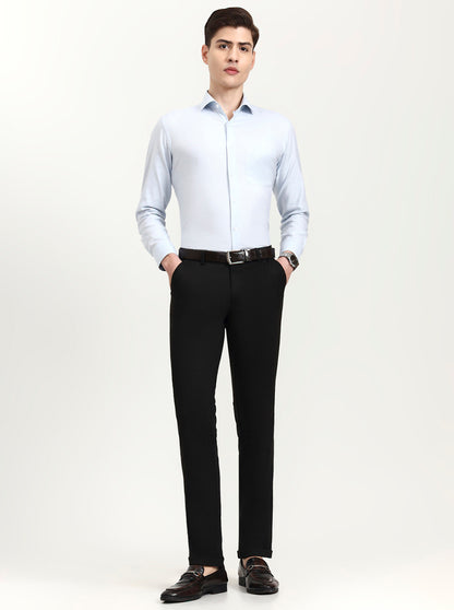 Brown Solid Slim Fit Club Wear Trouser | Wyre