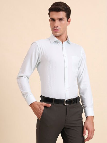 Pista Solid Slim Fit Formal Shirt | Greenfibre