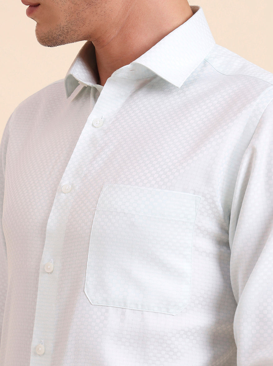 Pista Solid Slim Fit Formal Shirt | Greenfibre