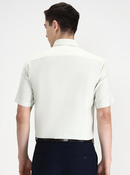 Pista Solid Regular Fit Formal Shirt | Greenfibre